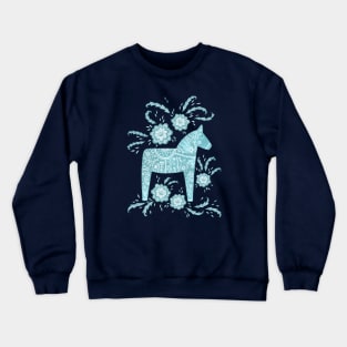 Swedish Dala Horse Crewneck Sweatshirt